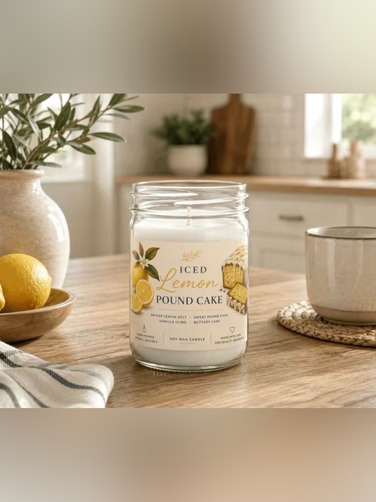 Other - 🍋Iced Lemon Pound Cake🍋🕯️